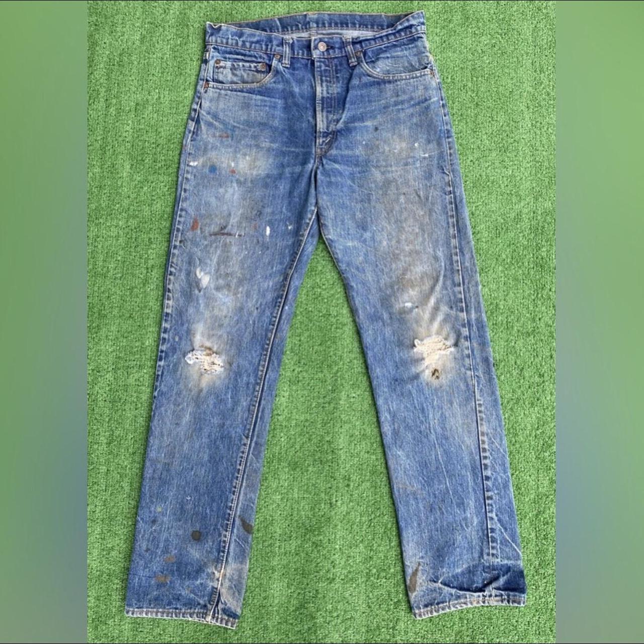 Vintage 70s Levi’s 505 XX Talon Zipper #5 Stamp Mens...