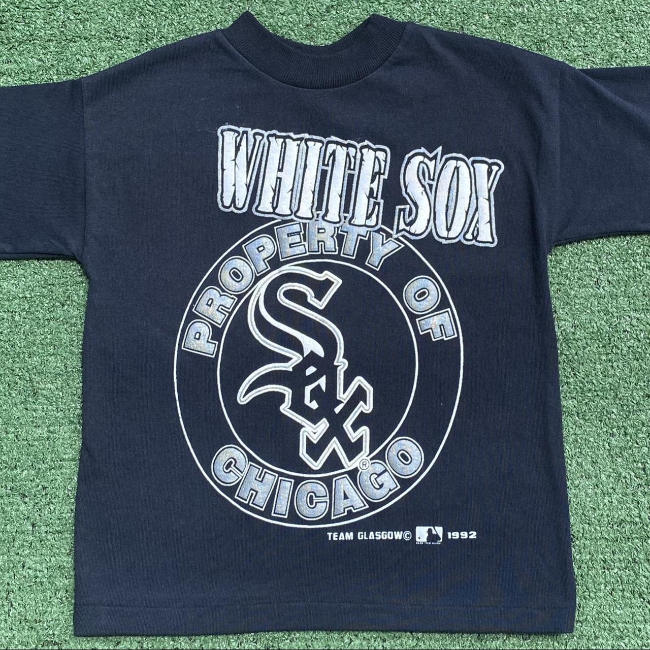 VINTAGE MLB CHICAGO WHITE SOX BLACK T-SHIRT | LARGE