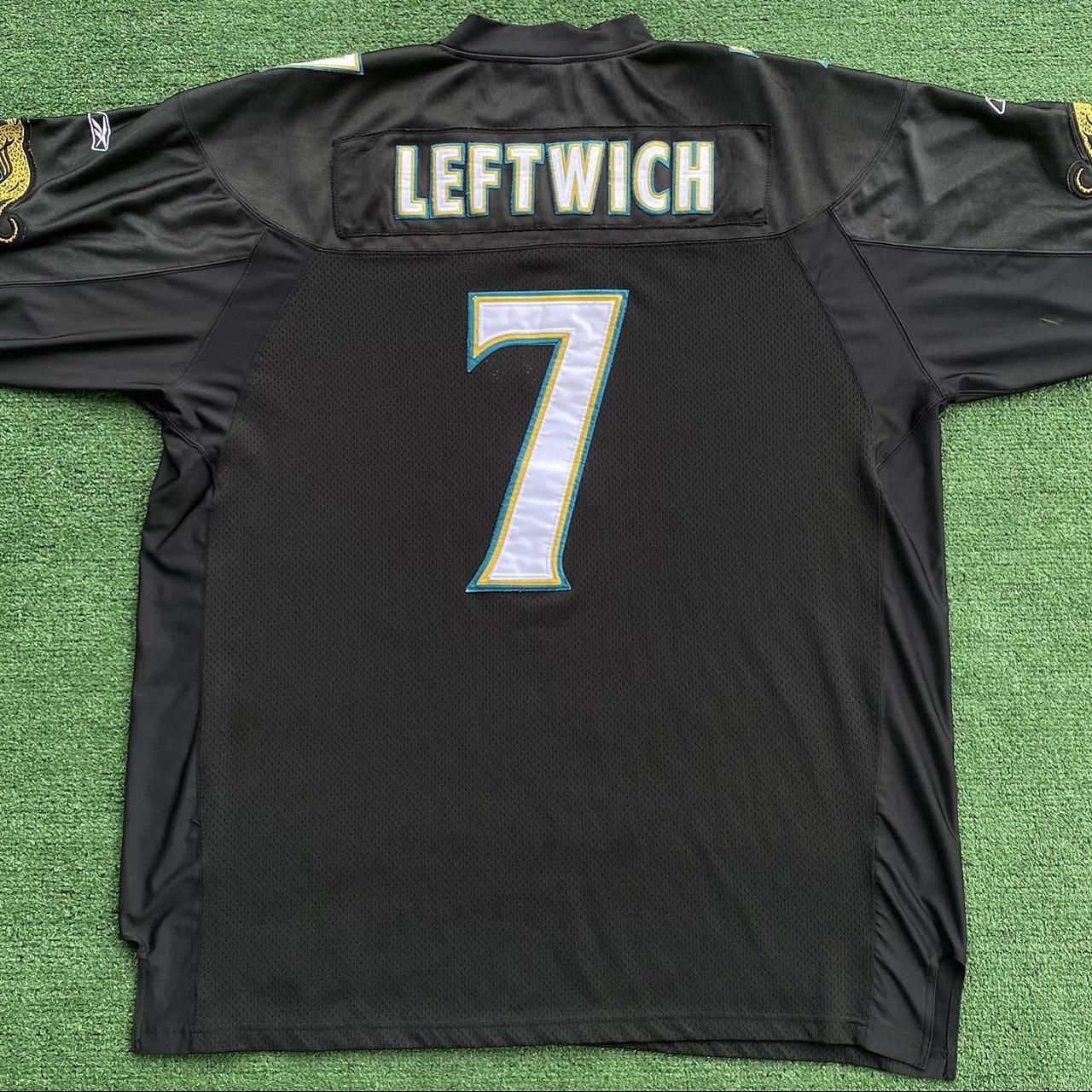 Jacksonville Jaguars Jersey #7 Bryon Leftwich Players Youth XL Reebok NFL