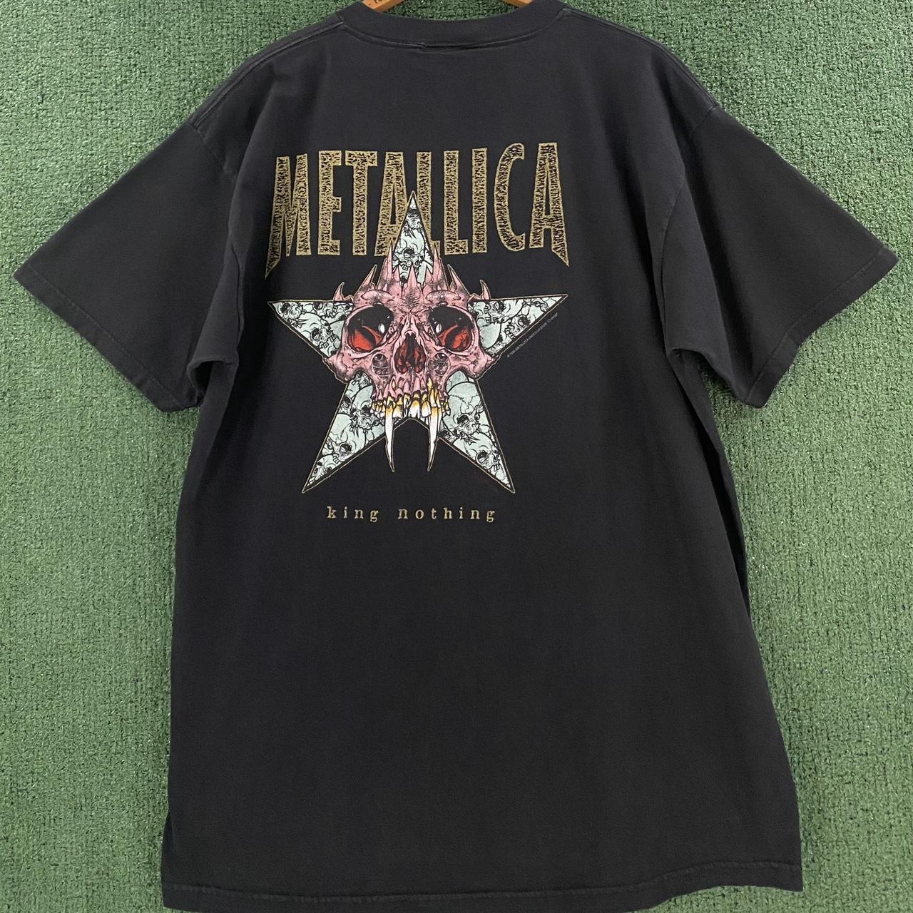 雰囲気◎1996 LLICA King Nothing Tシャツ XL Vintage Metallica King Nothing Shirt 1996 Giant / Sz XL | eBay