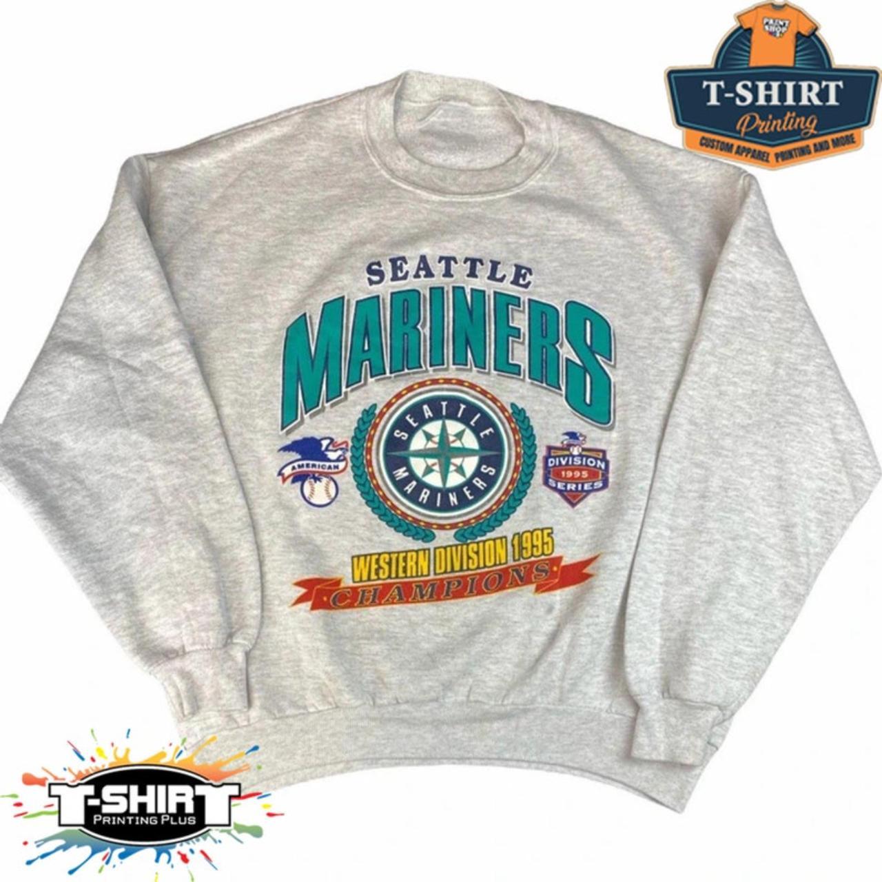 Vintage Logo 7 Seattle Mariners T-shirt 