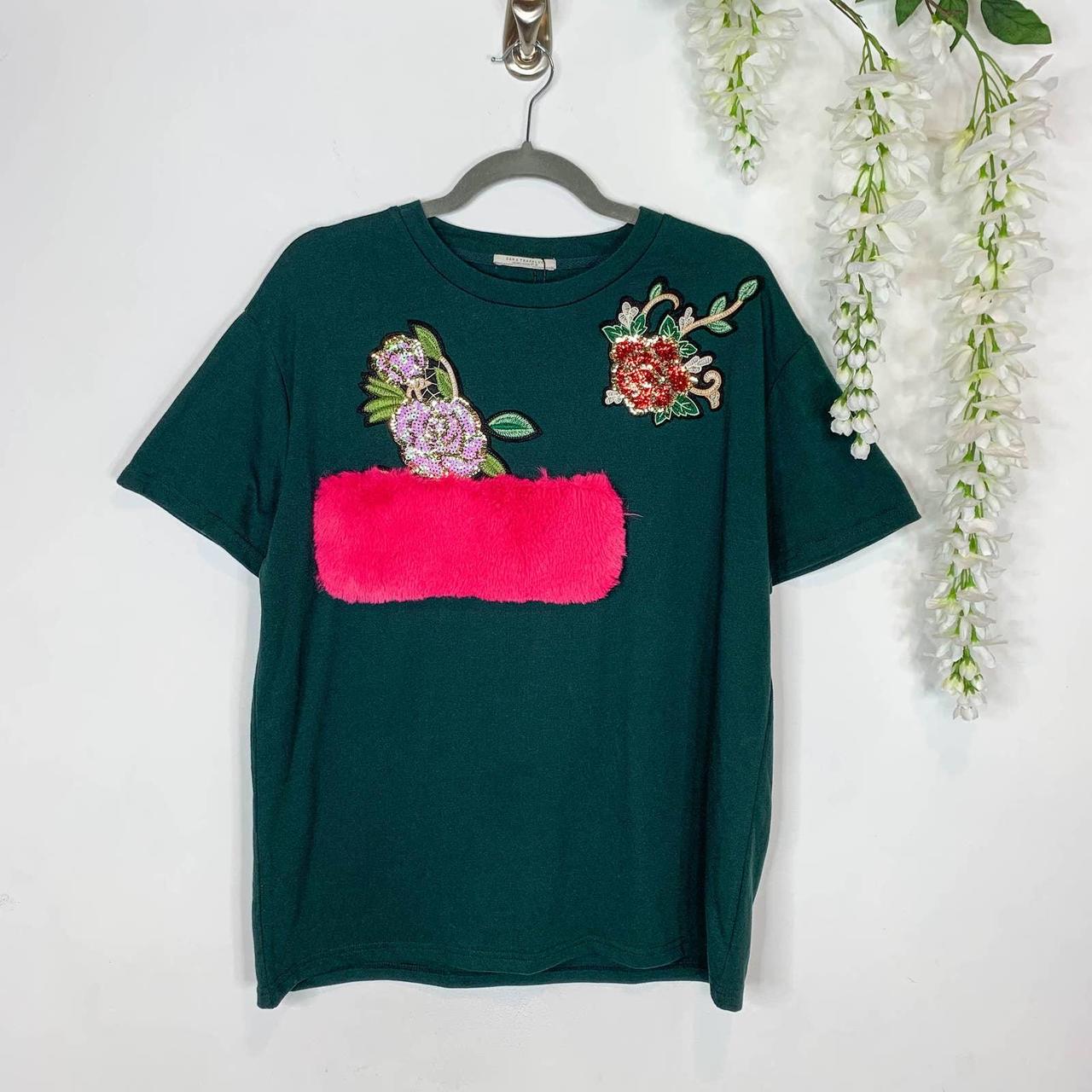 Zara Embroidered T-Shirt