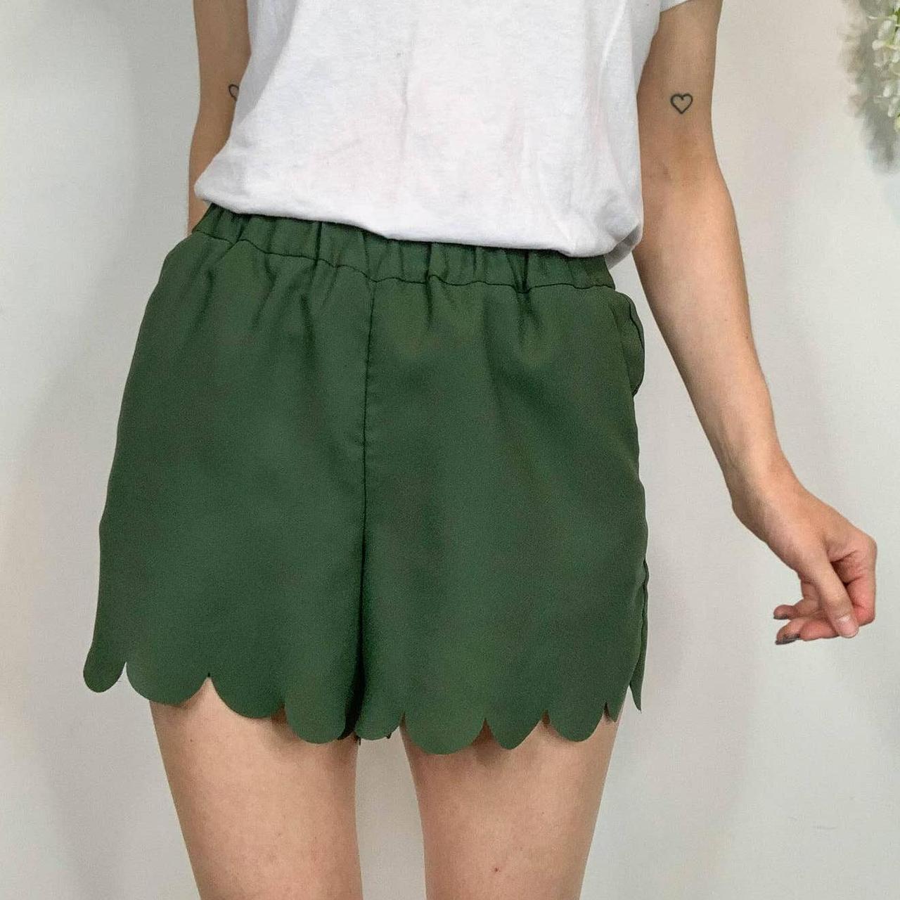 madewell scallop shorts