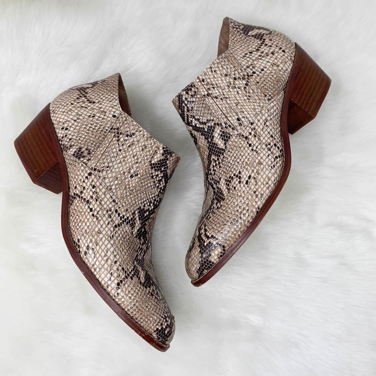 Anthropologie snakeskin boots hotsell