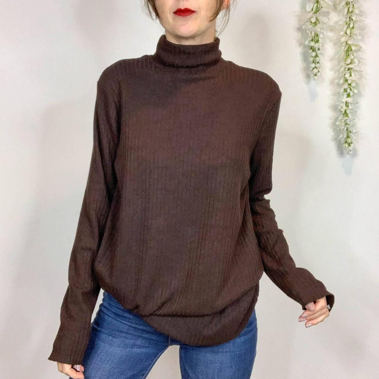 Zara knit turtleneck sweater dress with mock... - Depop