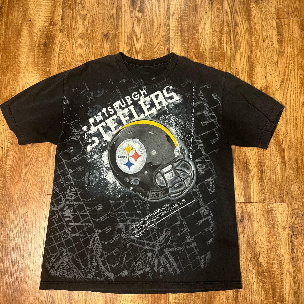 Vintage Pittsburgh Steelers T-shirt Size... - Depop