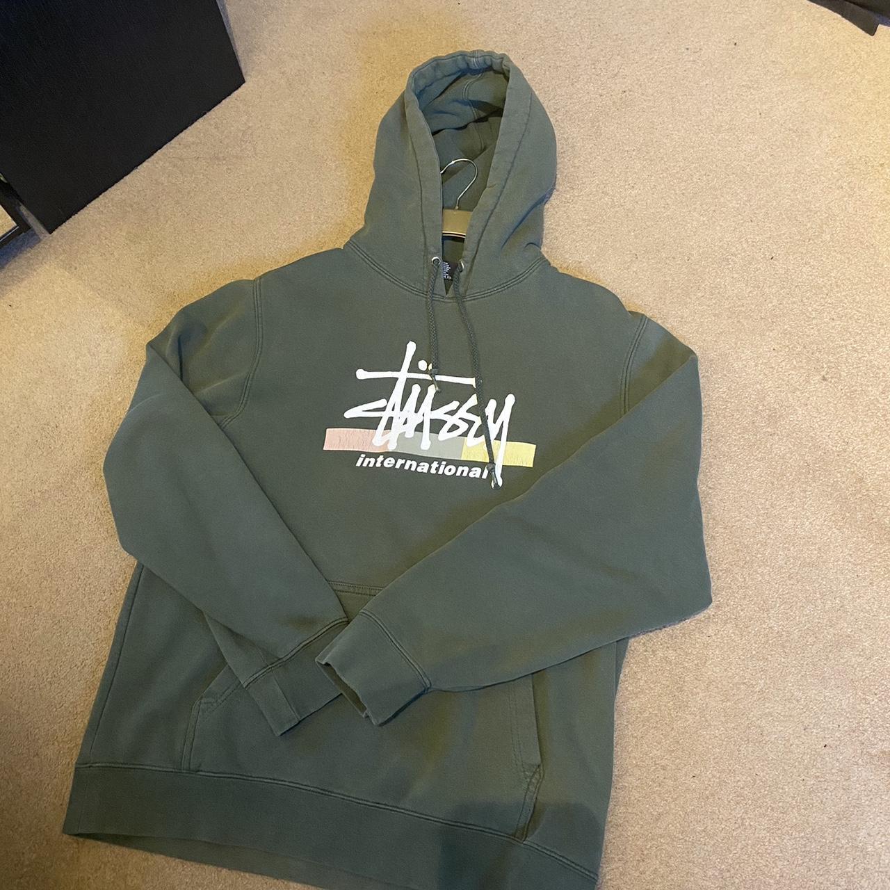 Vintage stussy hoodie very nice colour cool... - Depop