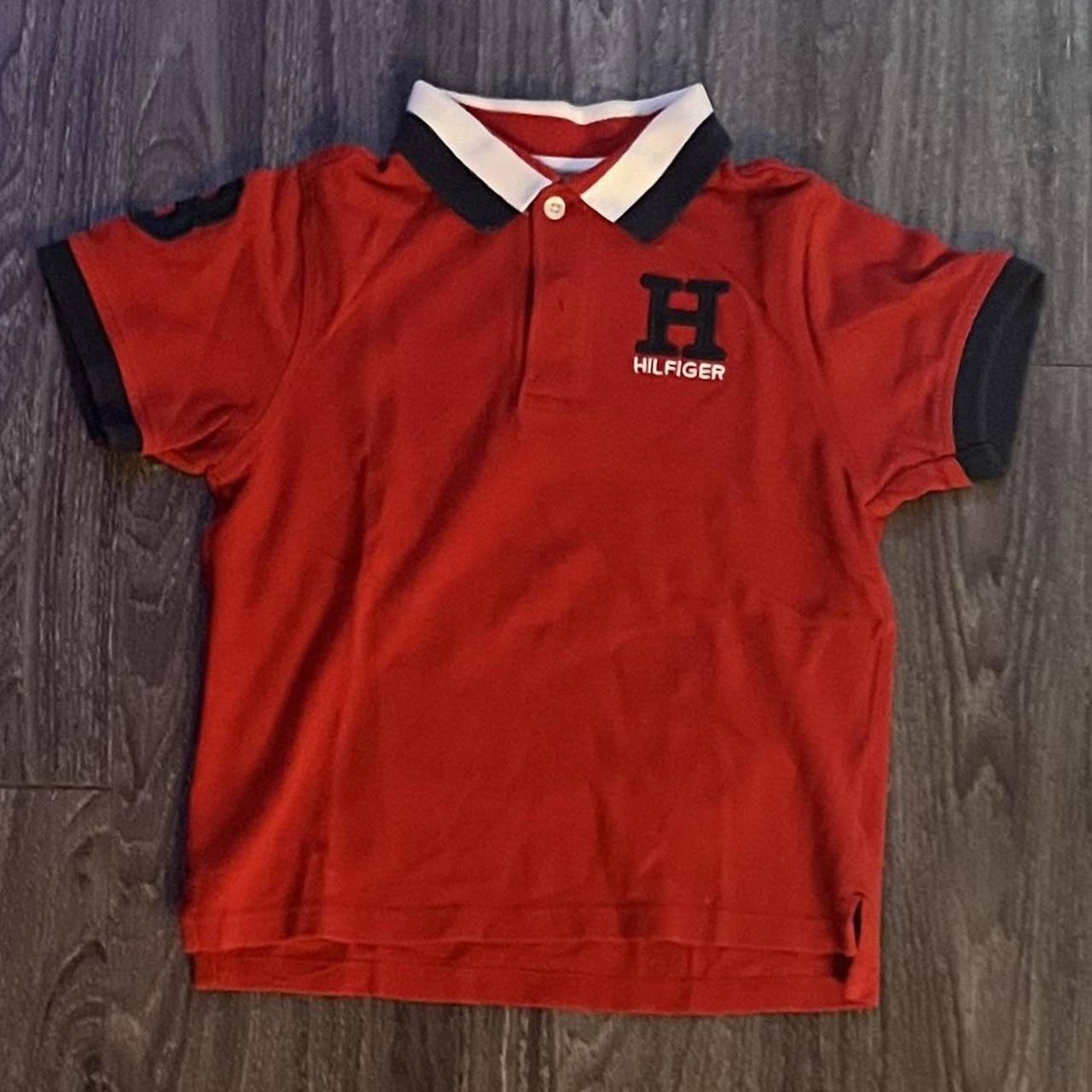 Tommy Hilfiger Red Kids Pollo shirt