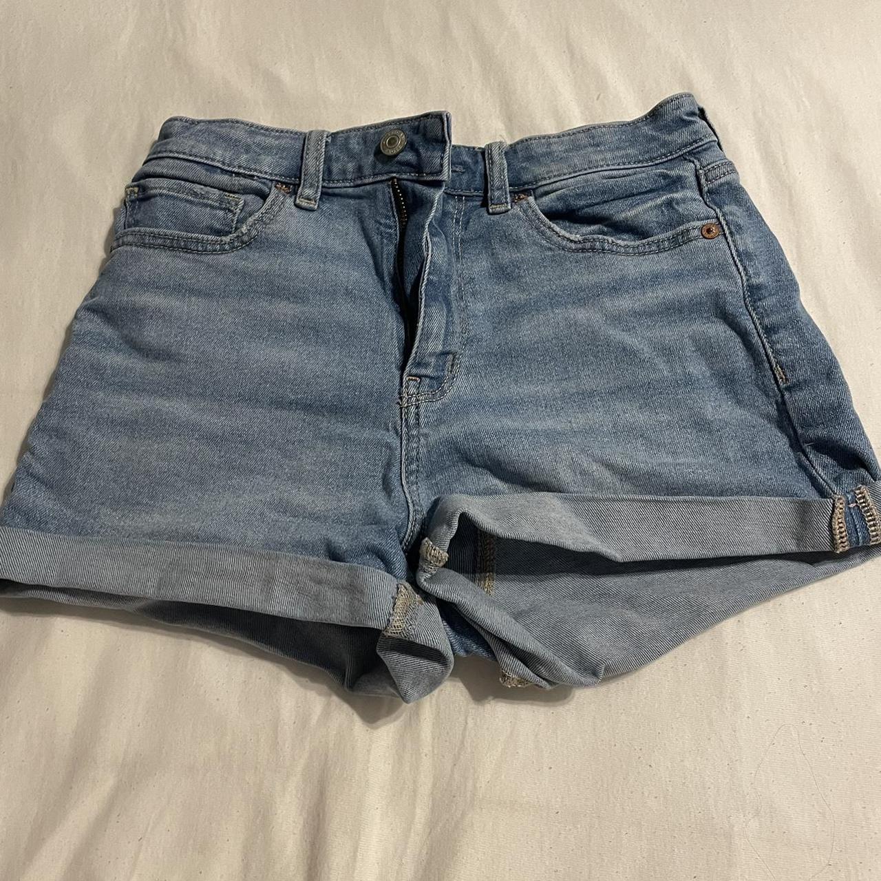 American Eagle Outfitters Women's Blue Shorts | Depop