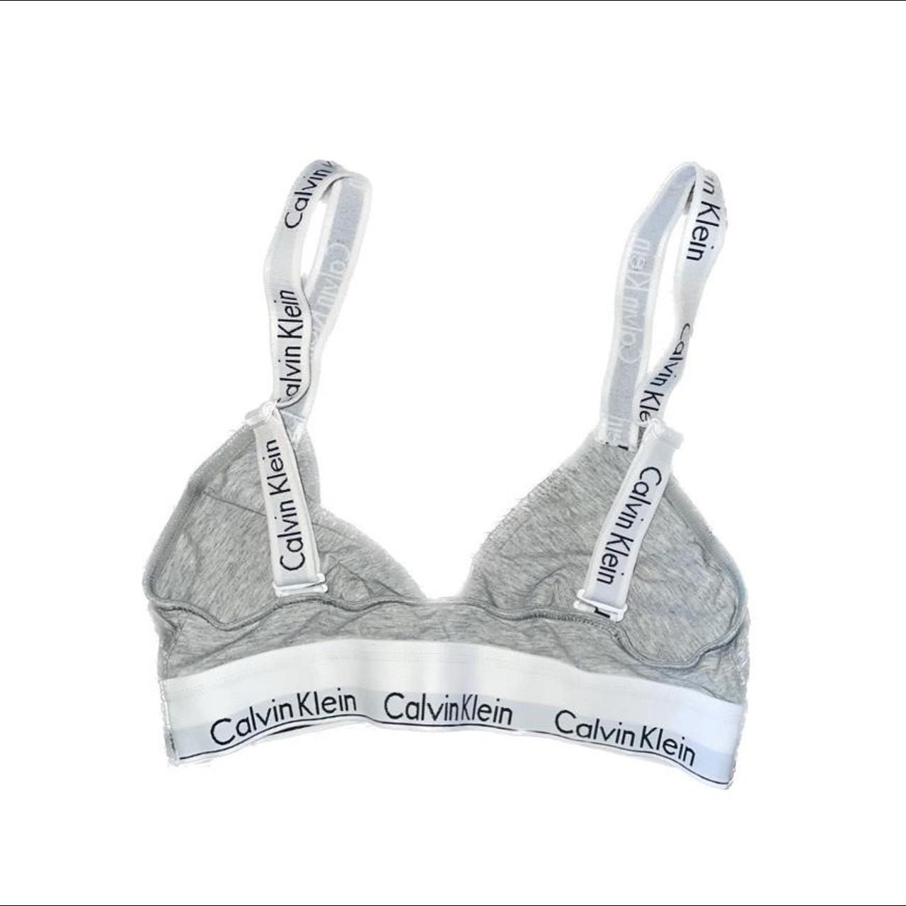Calvin Klein Sportswear Women's White and Grey Bra (2)