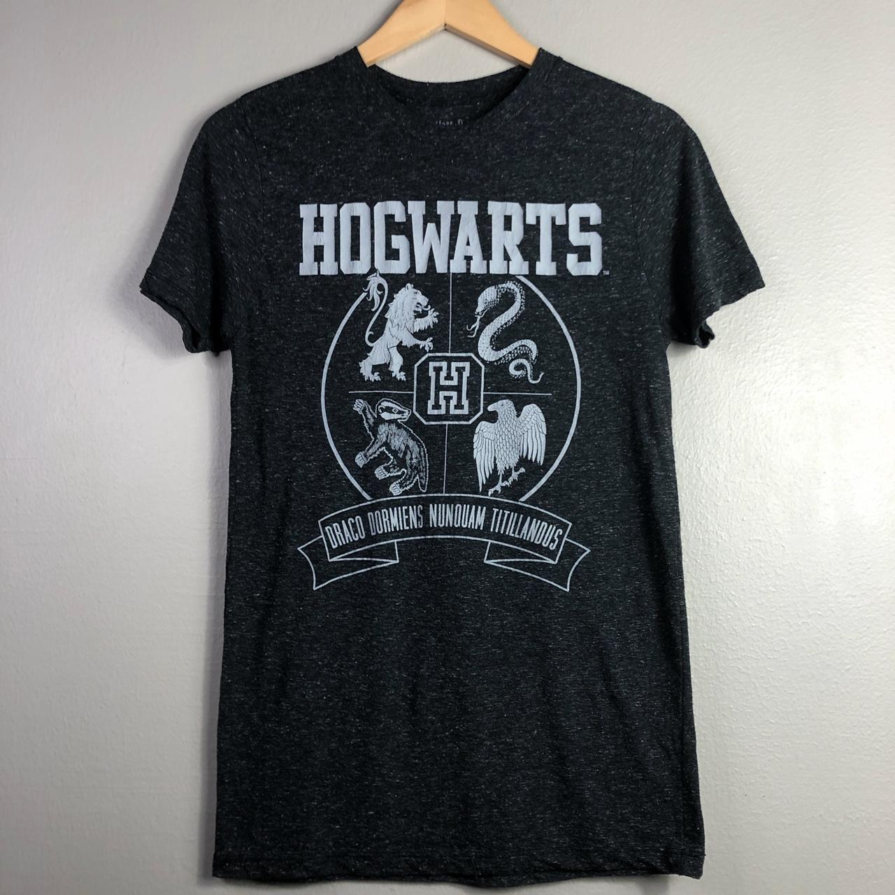 Harry Potter Men's Black and White T-shirt | Depop