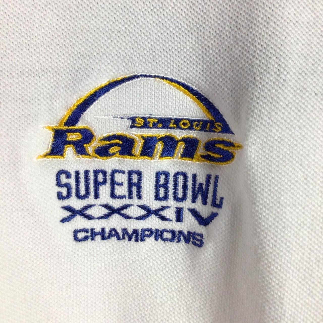 Vintage 2000 St. Louis Rams Super Bowl XXXIV Tee. - Depop