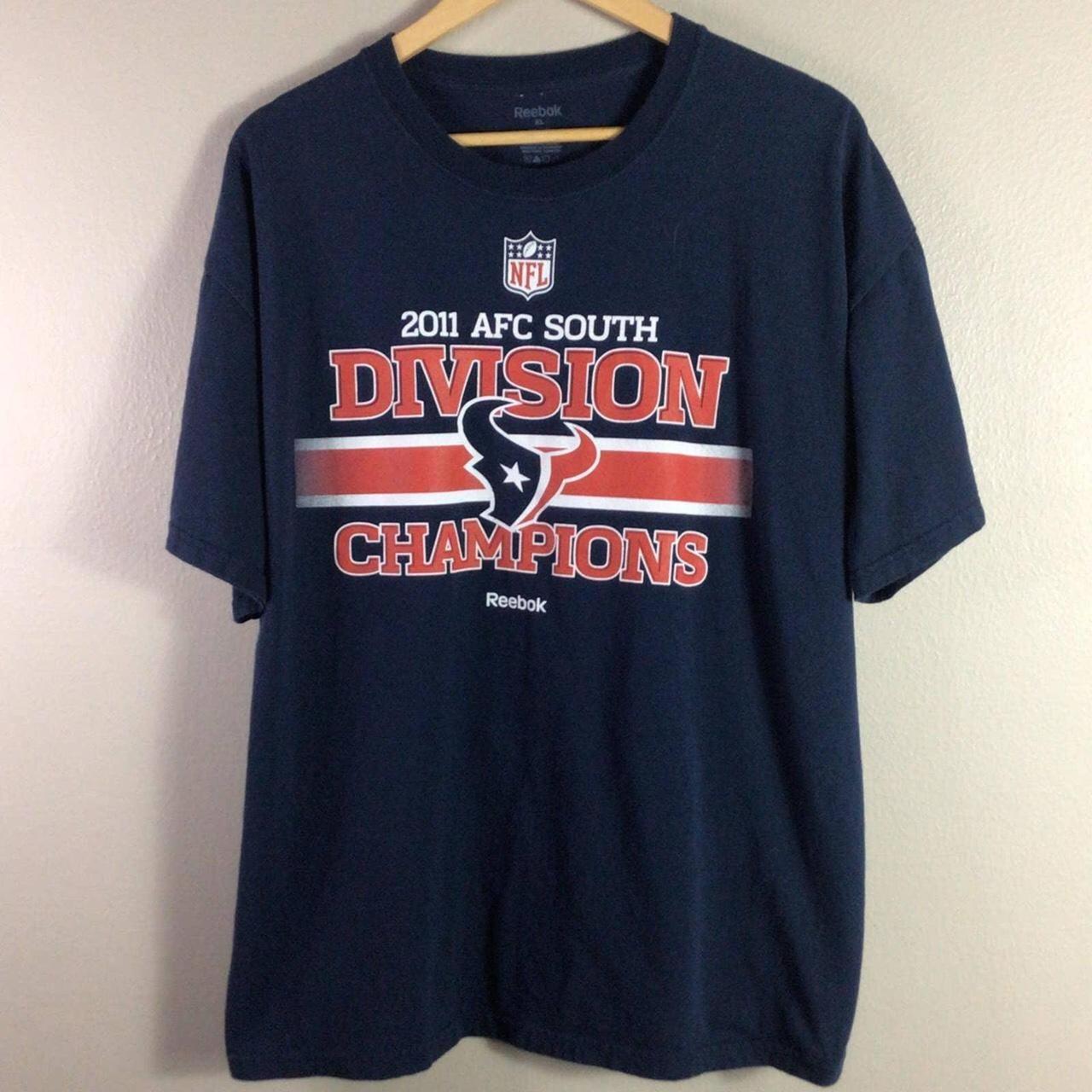 Reebok NFL HOUSTON TEXANS 2011 AFC SOUTH CHAMPIONS T-SHIRT MEN&