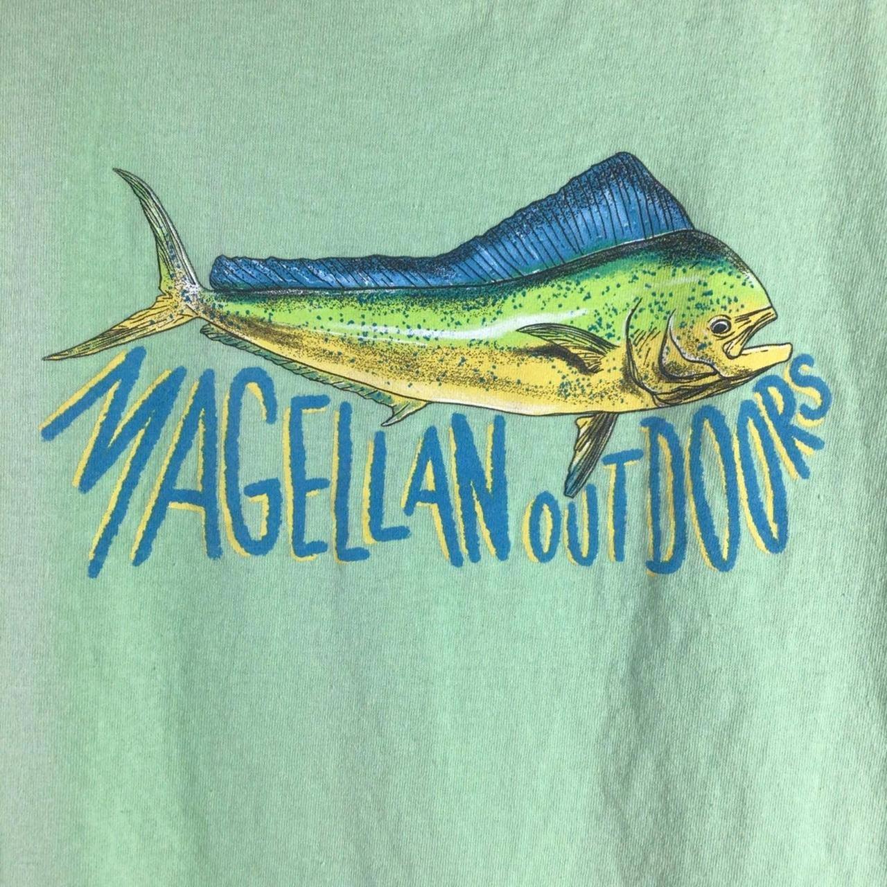 Pink Magellan Outdoors fishing shirt. This preloved - Depop