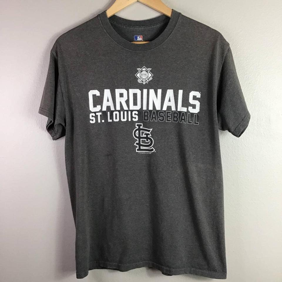 Cardinals Shirt Mens Medium Navy Copyrighted - Depop