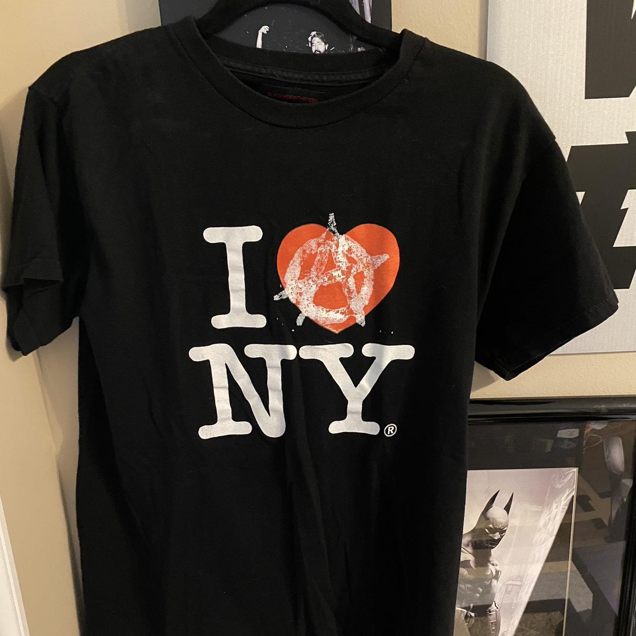 I Love NY Men's Unisex Tee Black