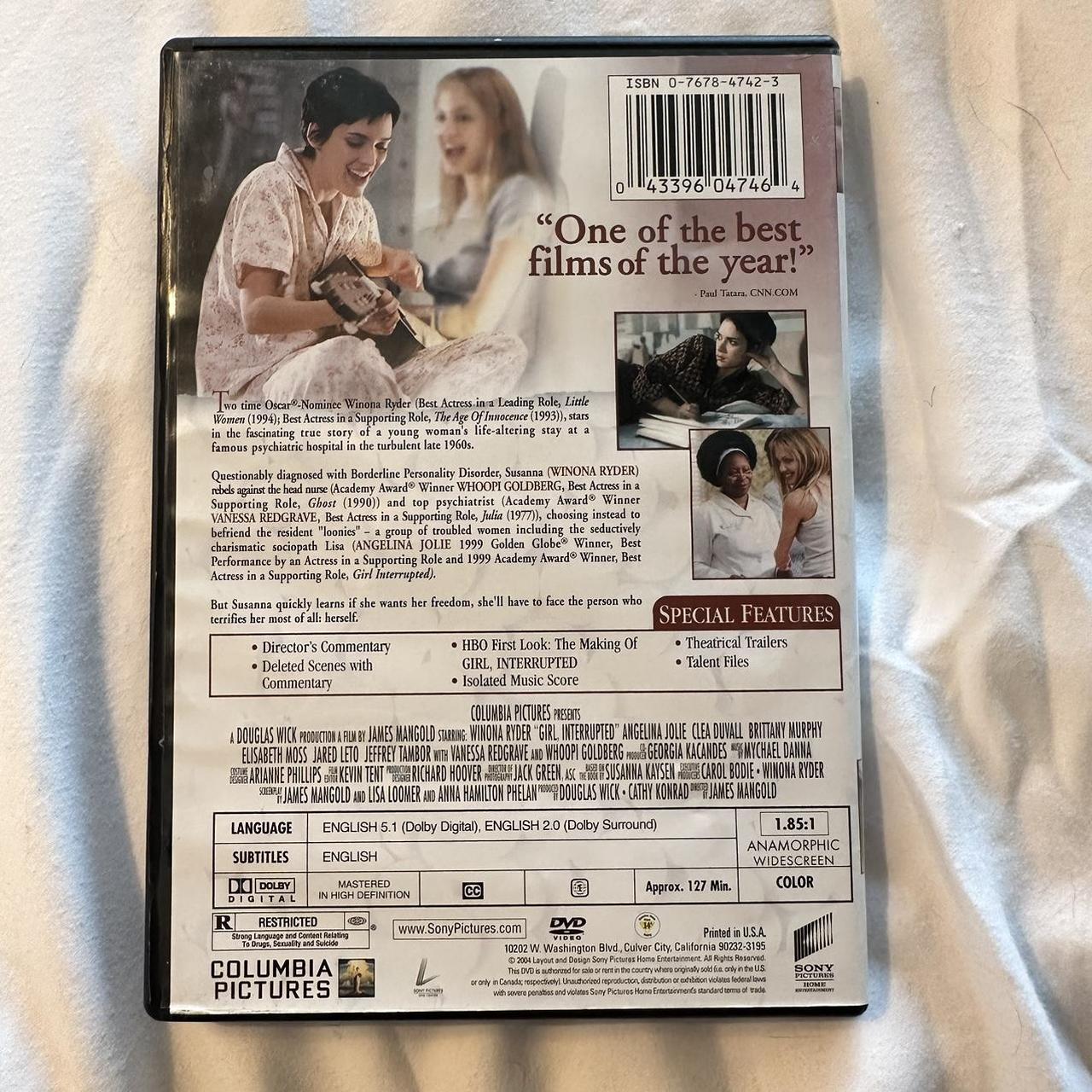 girl interrupted dvd! angelina jolie and winona... - Depop