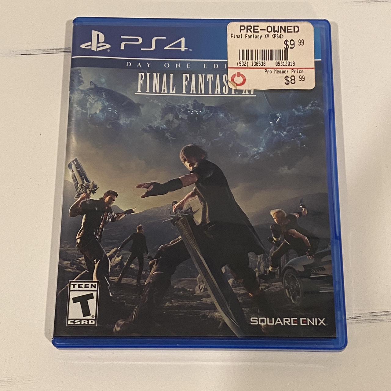 FINAL FANTASY XV DISC GAME FOR PS4 #finalfantasy... - Depop