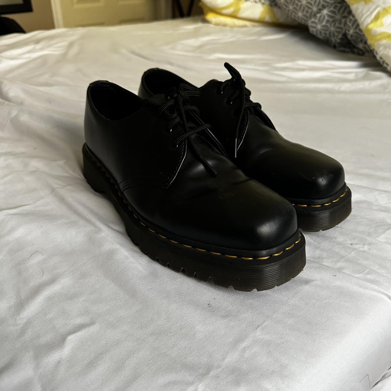 Dr. Martens 1461 platform bex square toe derby’s,... - Depop