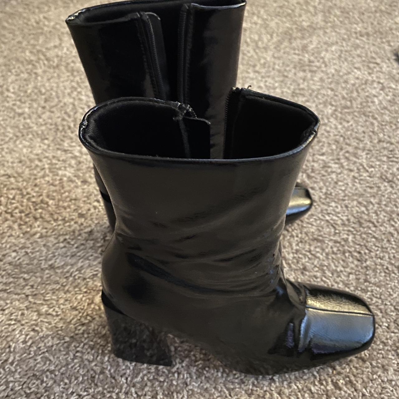 nasty gal black heeled boots