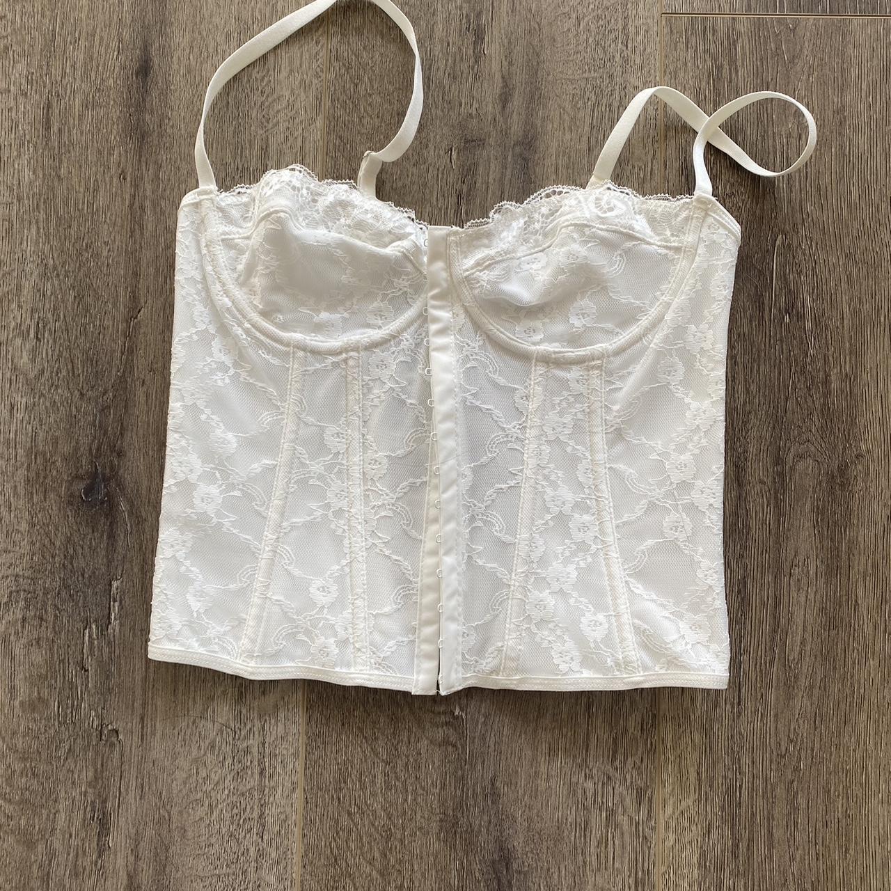 White corset top - Depop