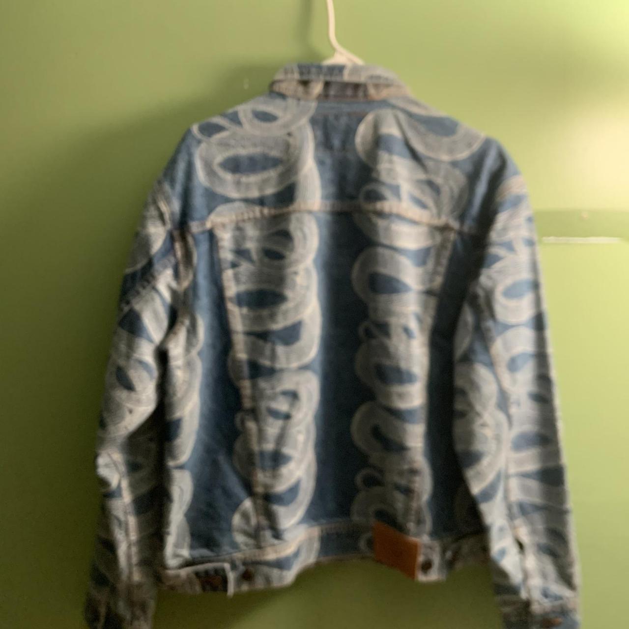 Supreme Hysteric Glamour Snake Denim Trucker Jacket