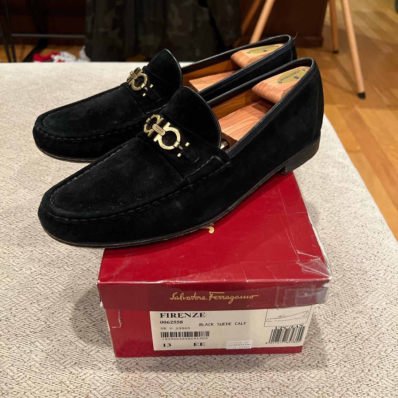 Salvatore ferragamo suede on sale shoes