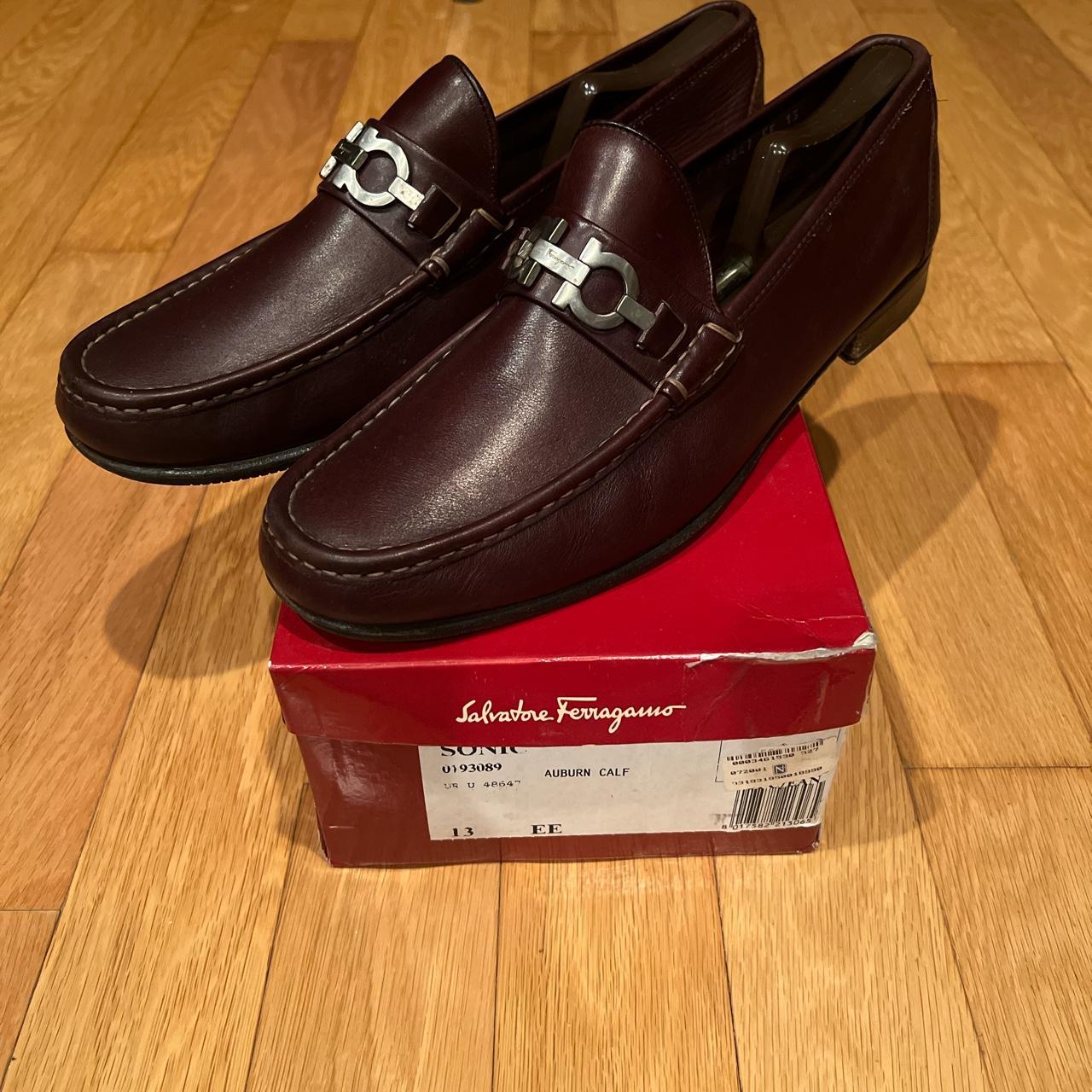 Vintage Salvatore Ferragamo Men's Shoe size 13 EE - Depop