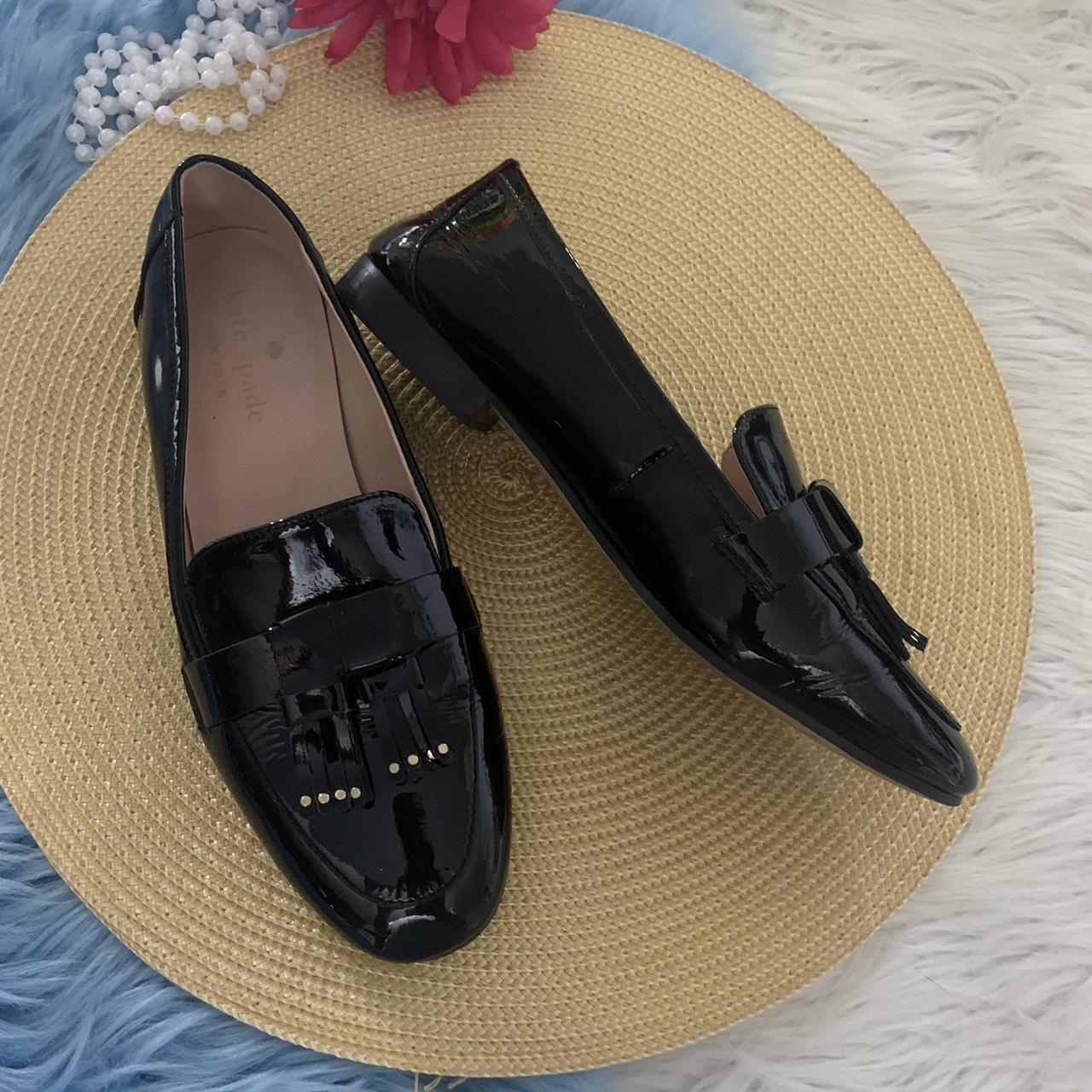 Kate spade 2024 black loafers