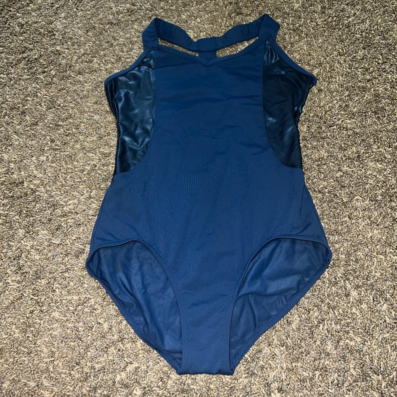 Women's Blue Bodysuit | Depop