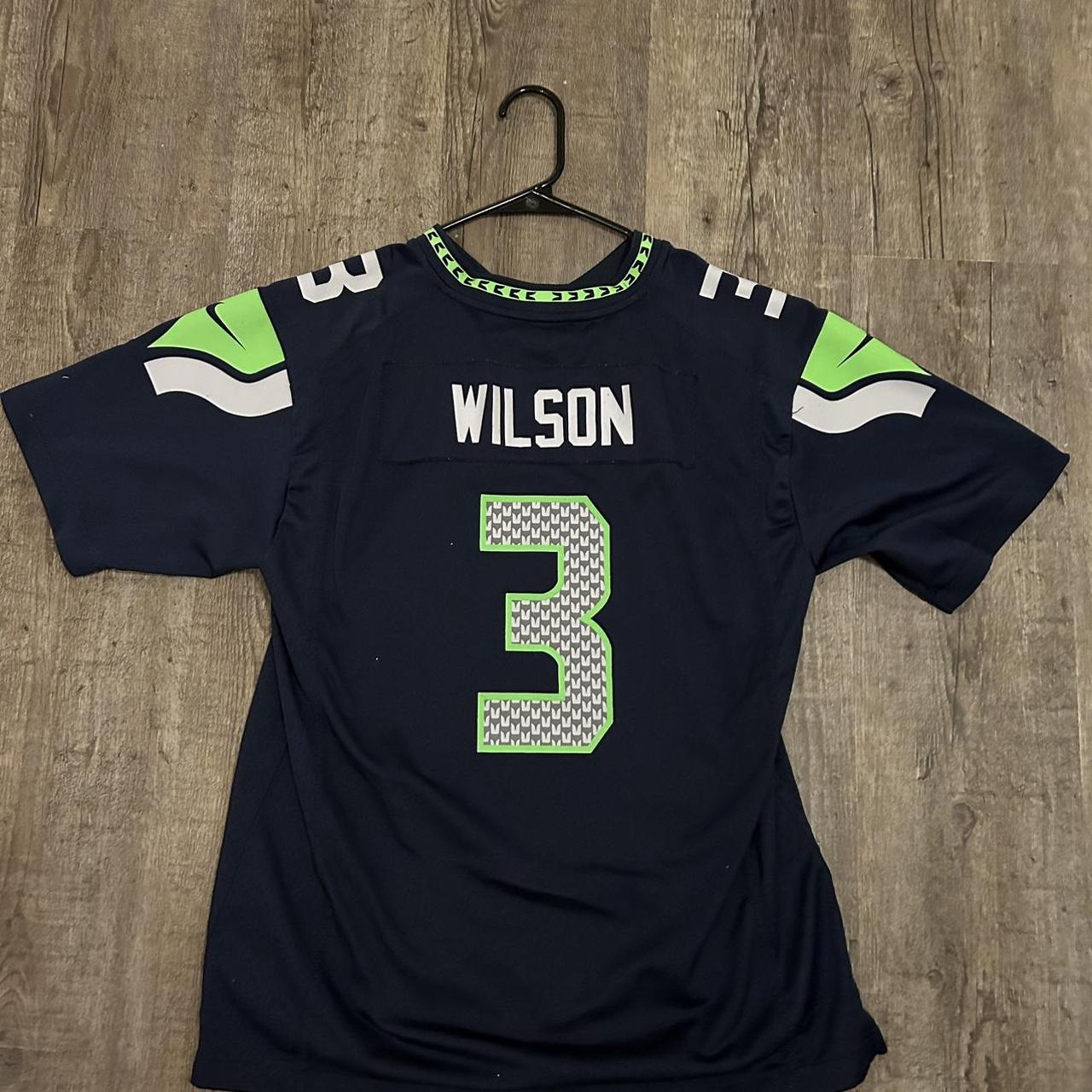 Nike Russell Wilson Seattle Seahawks Jersey. Youth - Depop