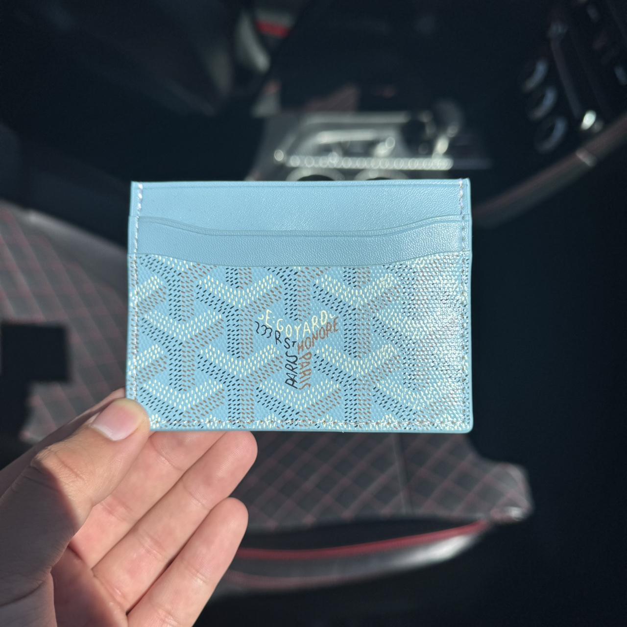 Light Blue Goyard Cardholder 🐬 Brand New With Box 📦... Depop
