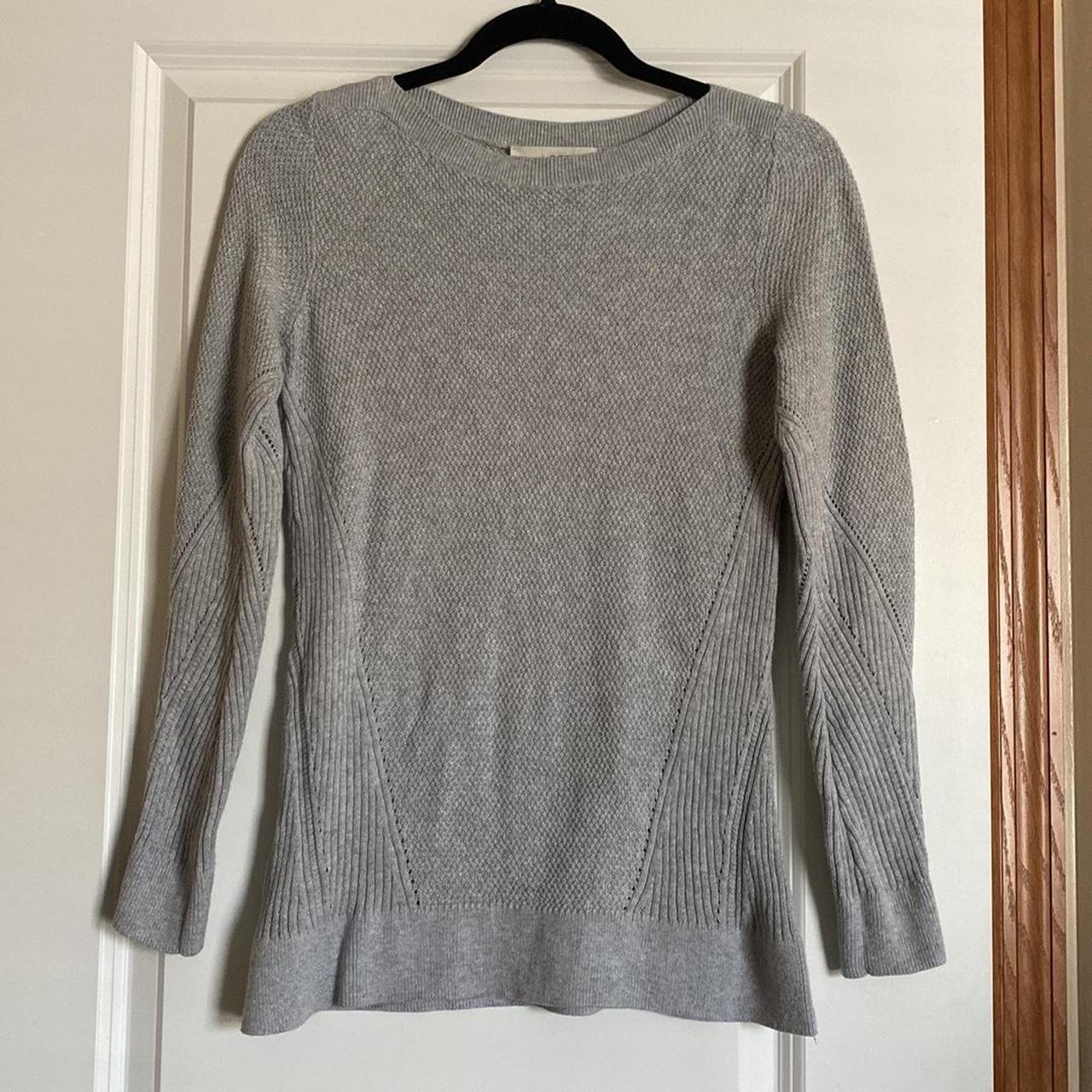 Loft on sale grey sweater