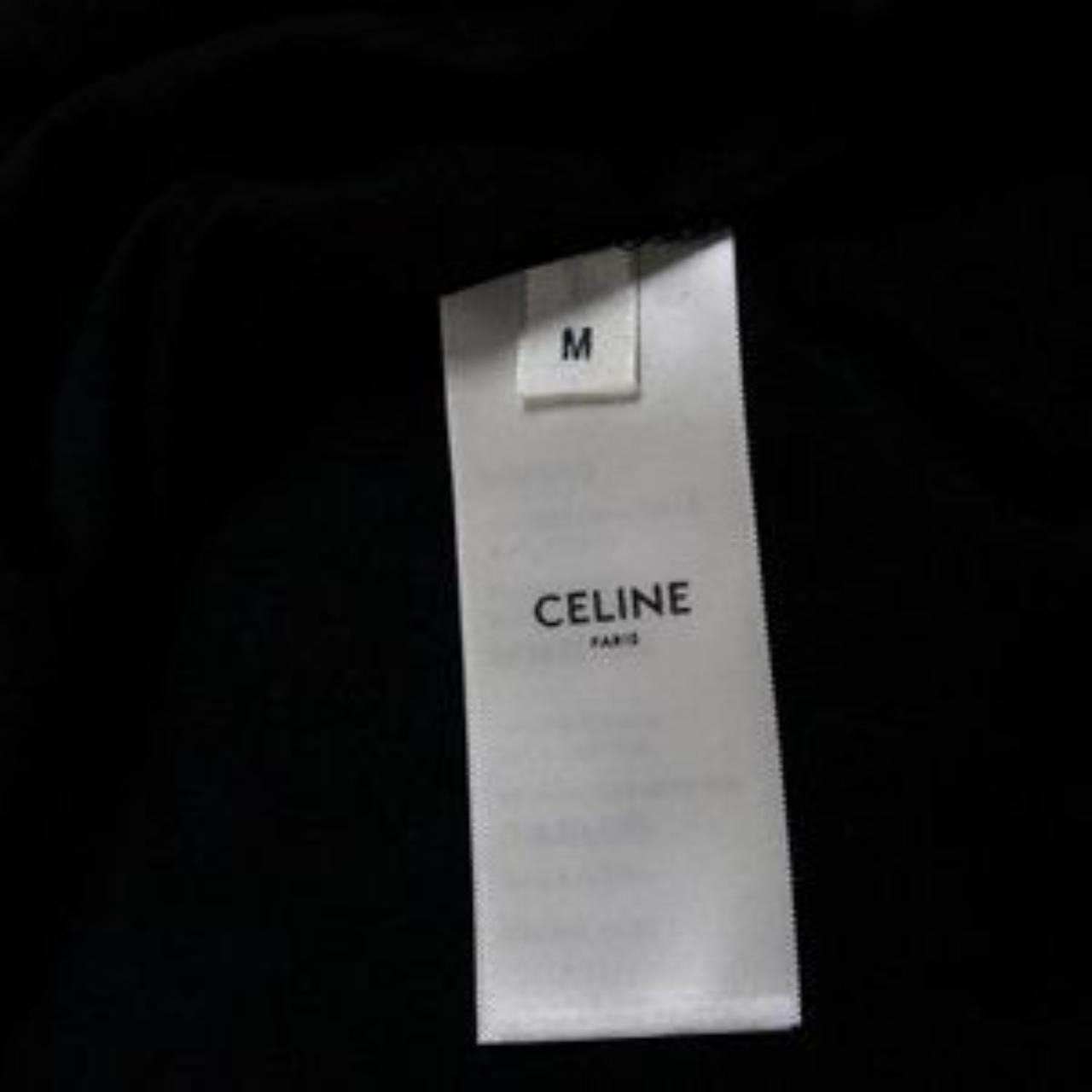 Celine Celine Rhinestones Loose T-Shirt 2X47F671Q.01OB, White, L