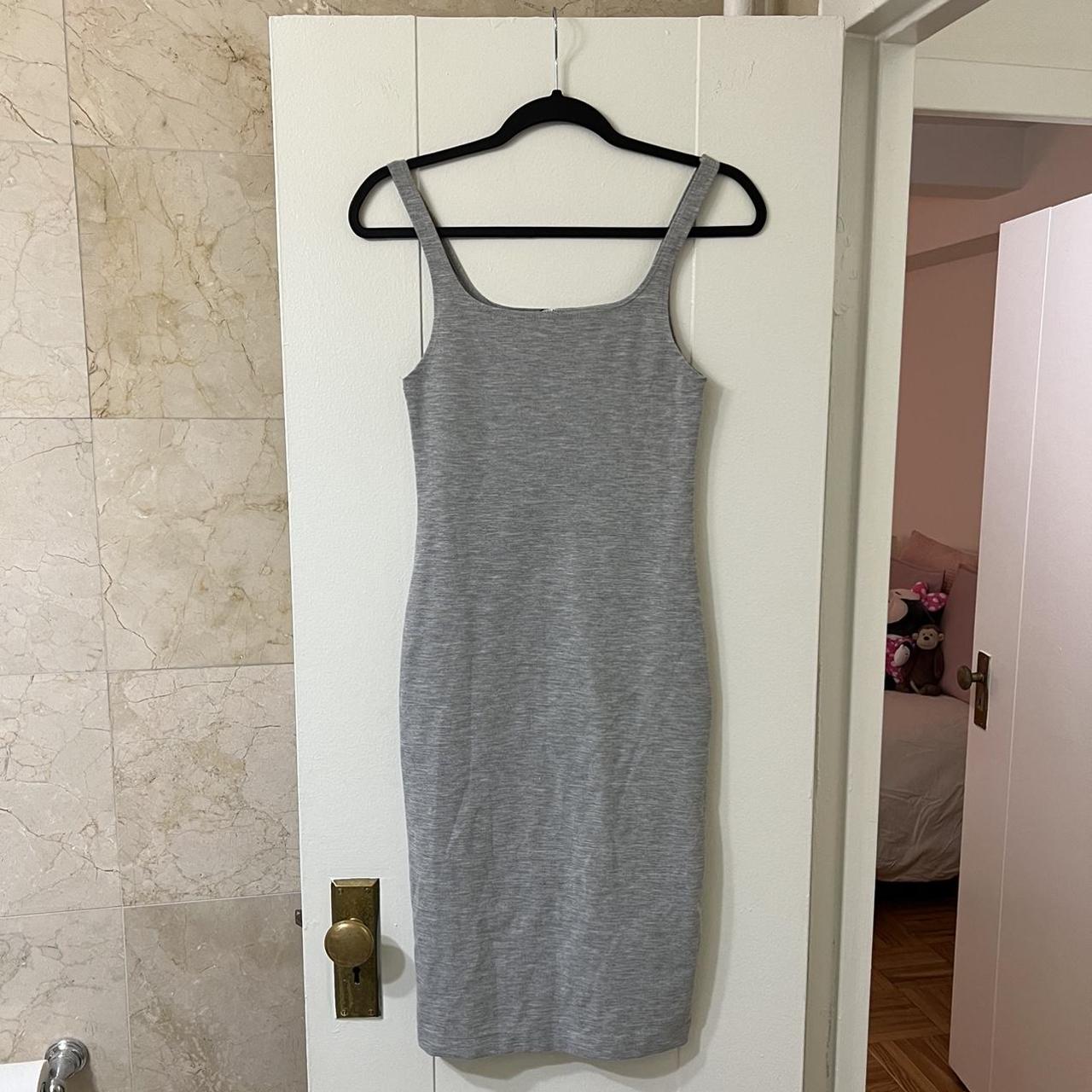 Grey Bodycon Sleeveless Dress