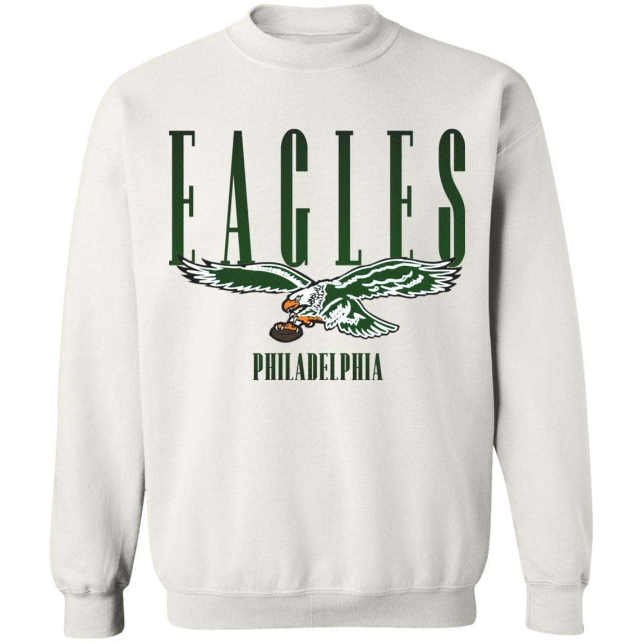 Vintage 1998 Philadelphia Eagles Crewneck Sweater - Depop