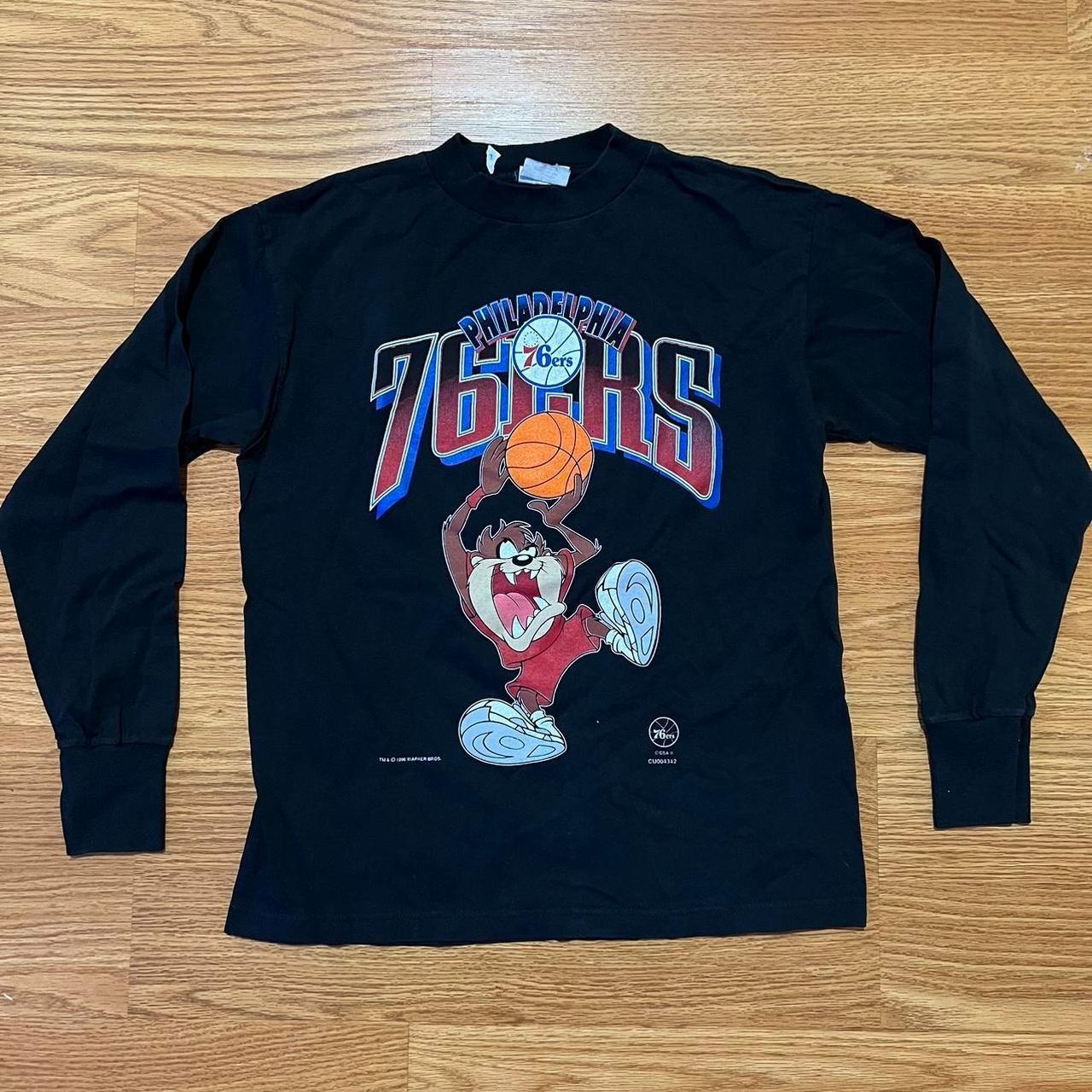 1996 Philadelphia 76ers Tasmanian Devil Tazz SIZE... - Depop