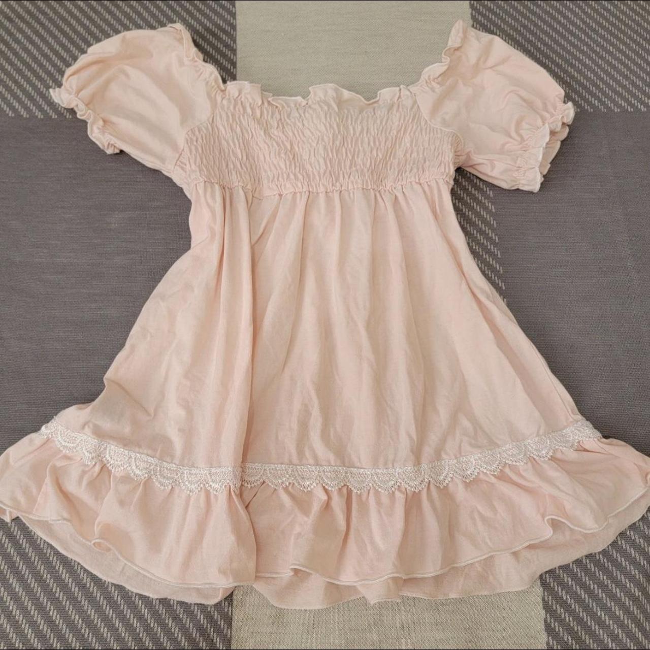 Japanese Label Pink Dollette Babydoll Ruffle... - Depop