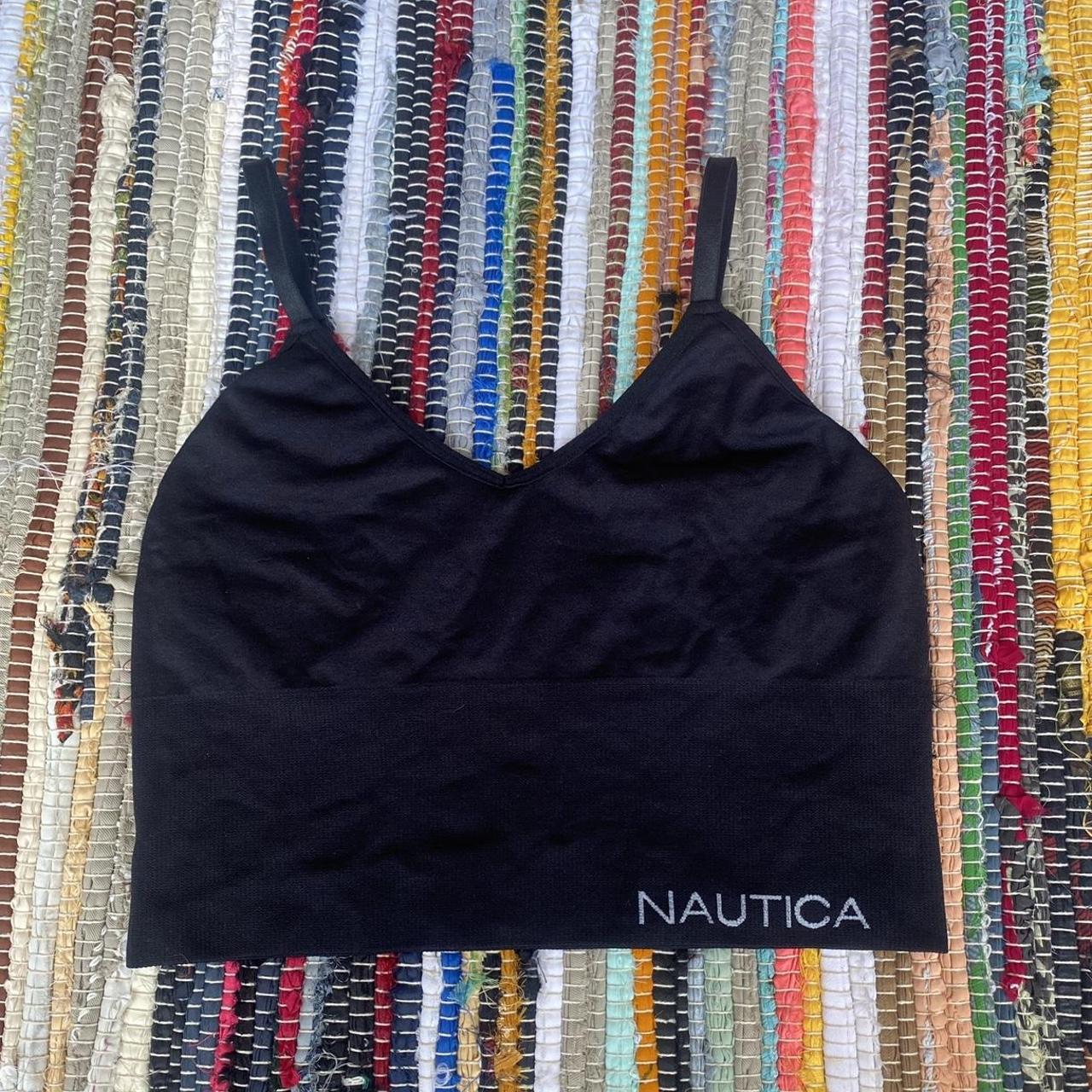 Nautica sports bra or spandex crop top Super cute, - Depop