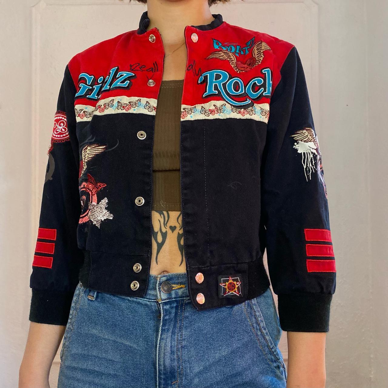 retro y2k bratz jacket FREE SHIPPING - girlz rock... - Depop