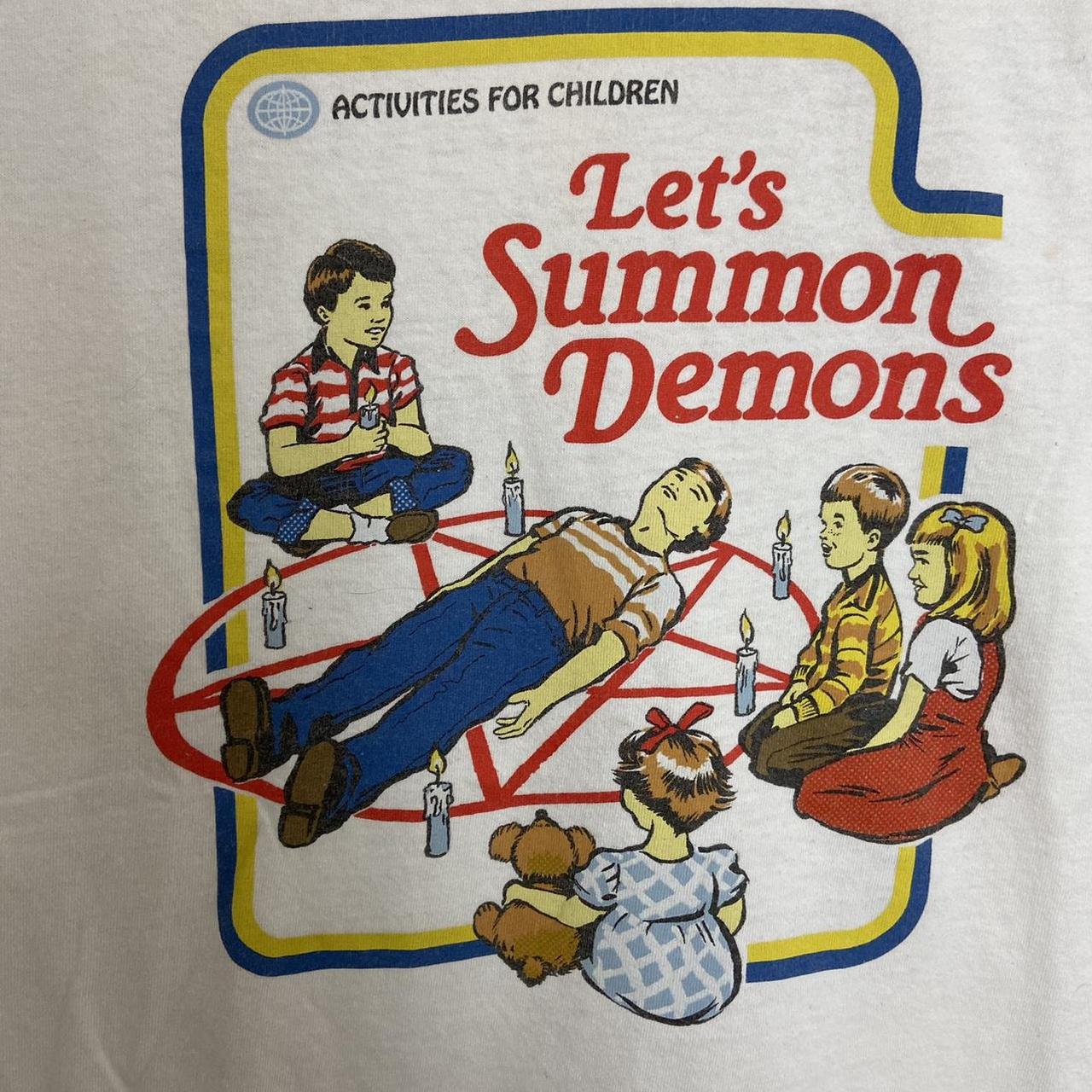 Lets Summon Demons Steven Rhodes Tee Some... - Depop