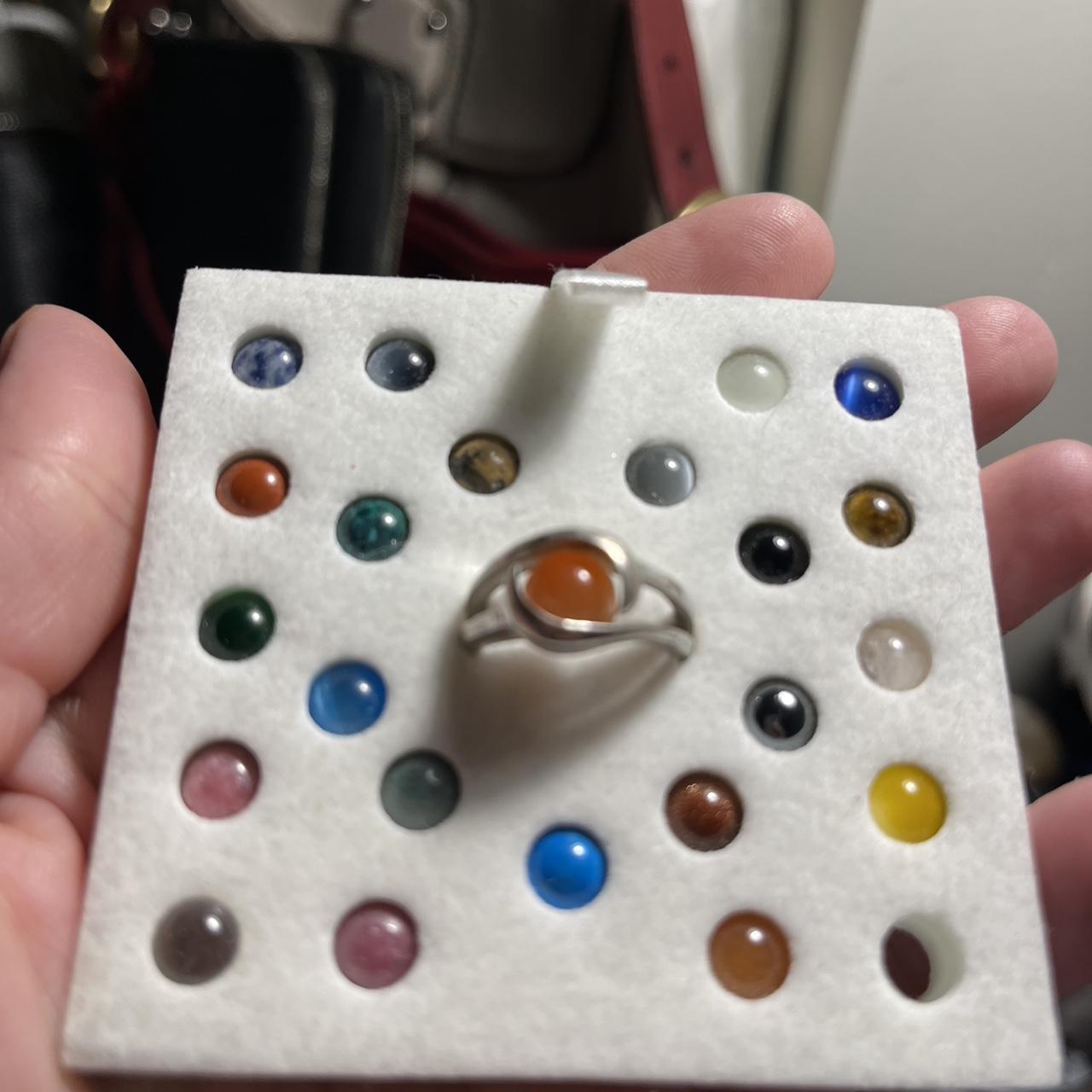 Women's Ring - Multi/Silver – Interchangeable cab… - image 1