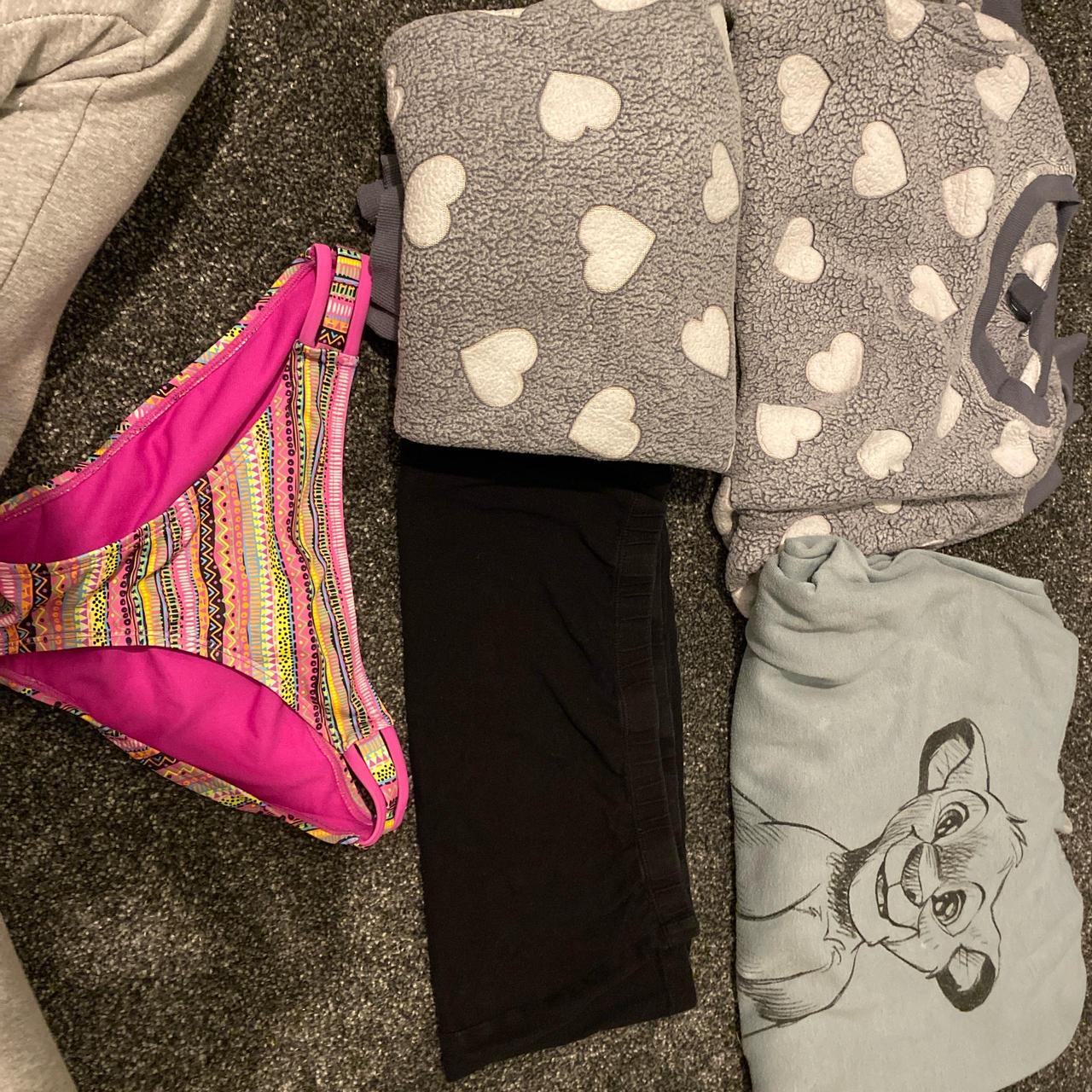 Women’s size 10 bundle Primark heart fluffy pjs... - Depop