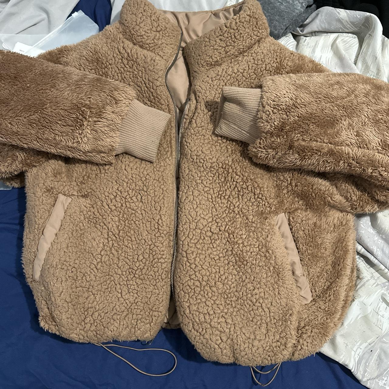 Fashion nova teddy bear jacket sale