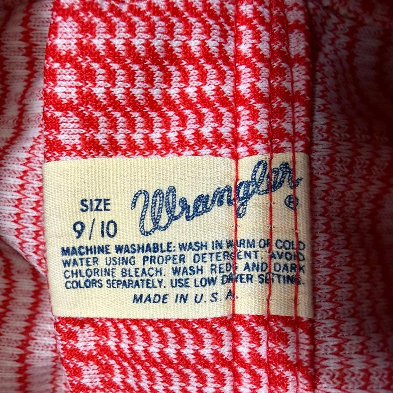 Wrangler Women's Pants - Red/White - 9 – 70s red … - image 5