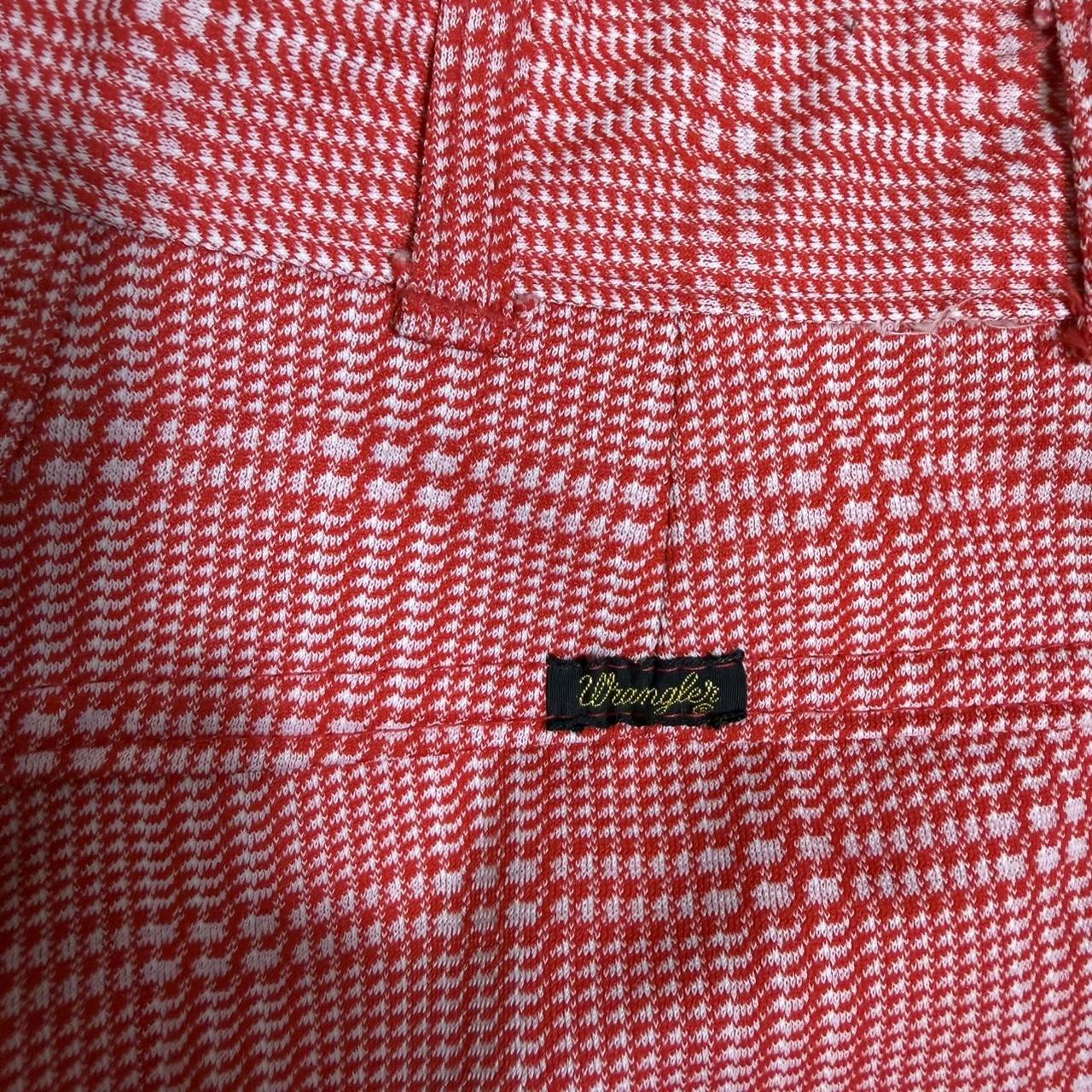 Wrangler Women's Pants - Red/White - 9 – 70s red … - image 7