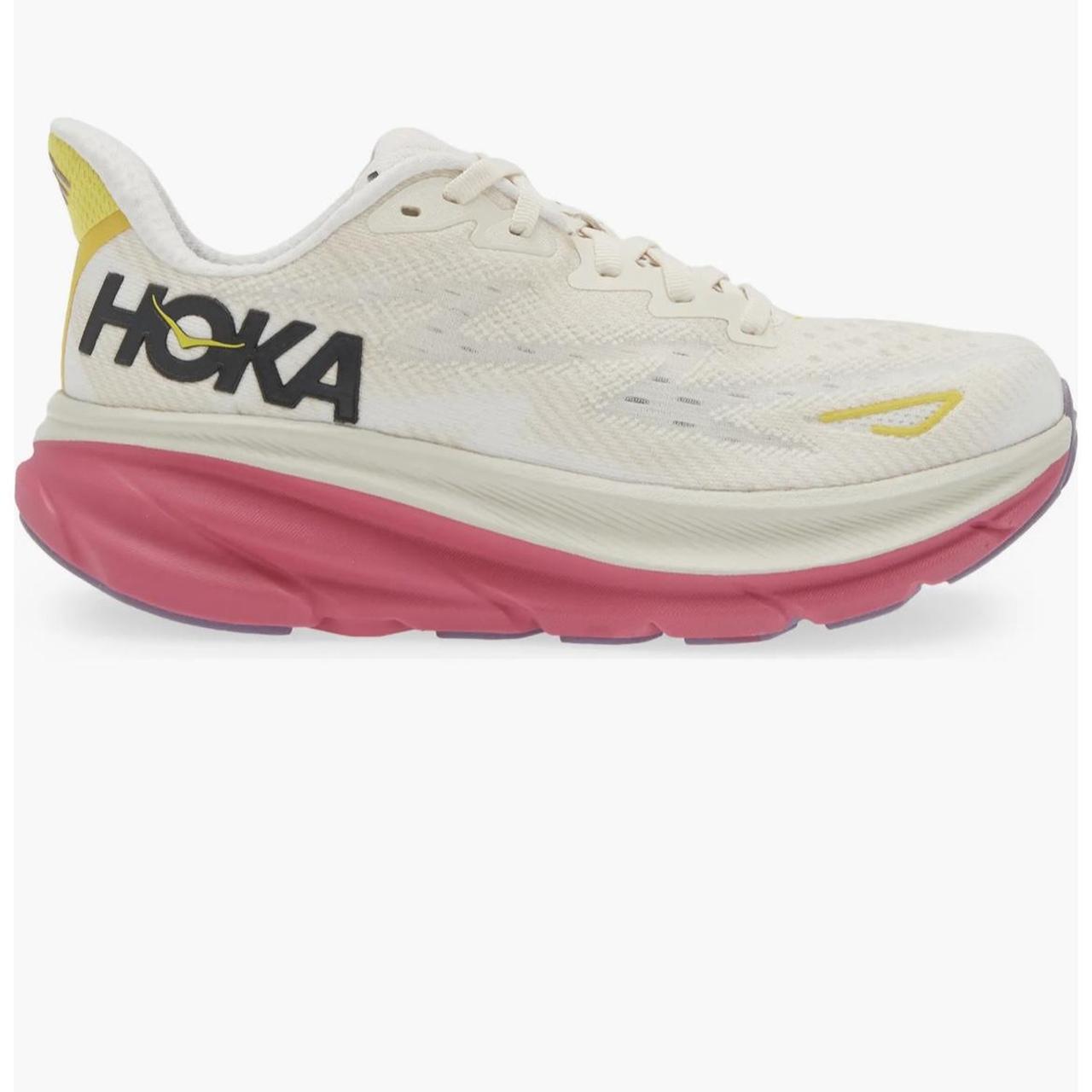 Pink and Egg Nog Hoka Clifton 9s Size 7.5 Only... Depop