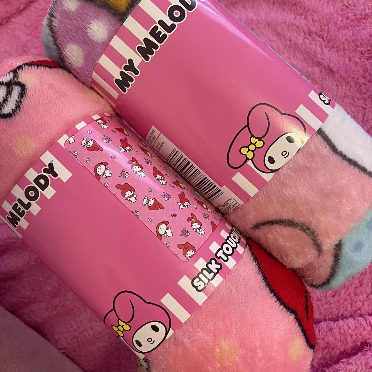 My melody blanket set 2 blankets 1 mushroom my... Depop