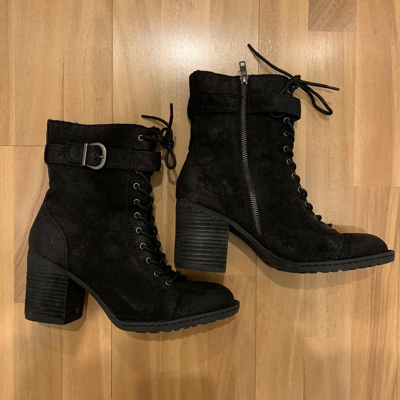 Born lace outlet up ankle boots