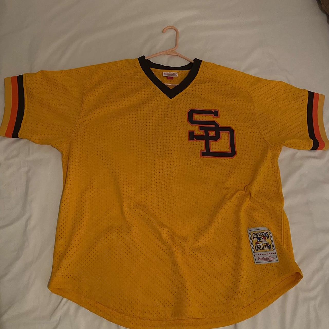 SAN DIEGO Mitchell & ness jersey Authentic Mesh BP... - Depop